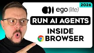 Thumbnail: AI Agents + Browser Automation = INSANE Results (ego lite Tutorial)