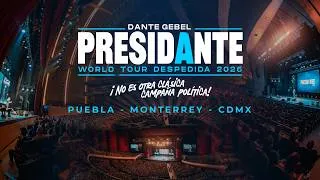 Thumbnail: PRESIDANTE FUNCIÓN DESPEDIDA EN PUEBLA, MONTERREY Y CDMX | Dante Gebel
