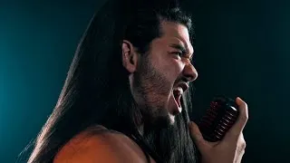 Thumbnail: Metal singer performs "Amazing Grace"