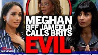 Thumbnail: Meghan Markle & BFF Jameela Jamil BANNED after EVIL podcast slur against Britons: "Pair of WITCHES!”
