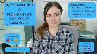 Thumbnail: UNC Chapel Hill VS Florida State College at Jacksonville | Pros and Cons by Topic