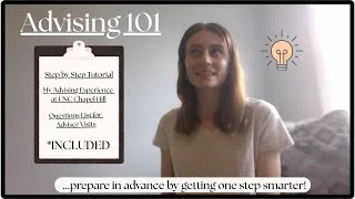 Thumbnail: Advising 101: DIY Advising at UNC Chapel Hill | Major and Minor Overview & Step by Step Tutorial