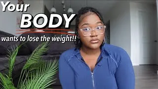 Thumbnail: Let your body lose the weight for you! 3 SIMPLE, LOW EFFORT ways to lose weight (beginner friendly)