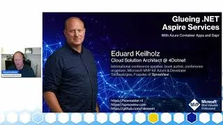 Thumbnail: Glueing .NET Aspire Services with Azure Container Apps and Dapr