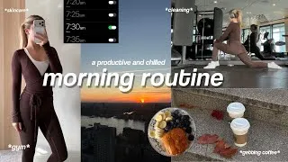 Thumbnail: a morning routine in my life ♡ *productive and realistic*