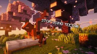 Thumbnail: Can i beat Minecraft while my friend gives me straight teeth
