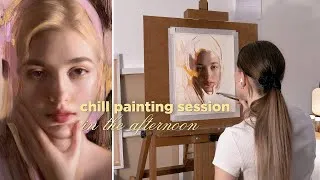 Thumbnail: Painting a Portrait in Oil | ‘Aureoline’ ☀️ (painting tips)
