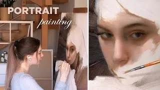 Thumbnail: How I Paint Realistic Portraits in Oil | updated process & tips
