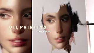Thumbnail: OIL PAINTING | "Spell of Weather" ⛅️ portrait painting