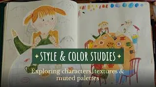 Thumbnail: Style & Color Studies | Finding My Picture Book Style ✍️🌿