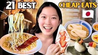 Thumbnail: 21 BEST Local Japanese CHEAP EATS in Tokyo Japan (in 11 Minutes!)
