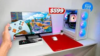Thumbnail: Armé El Mejor PC GAMER BARATO por MENOS de $599 Dólares.. Valió La Pena?