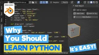 Thumbnail: Blender Python : Why YOU should LEARN PYTHON