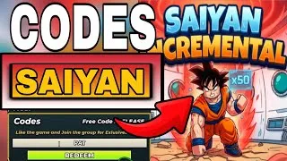 Thumbnail: All* Secret *[UPD4] Saiyan Incremental Codes | Codes for [UPD4] Saiyan Incremental Roblox  2026