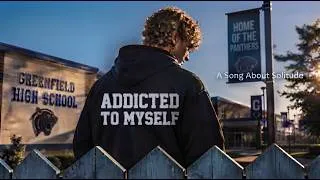 Thumbnail: mgk - Addicted to Myself (lyrics video)