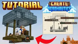 Thumbnail: How To Make A Simple Early Game Airship - Create Aeronautics Tutorial for Beginners