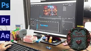 Thumbnail: The process of me completing a music video on the channel | Dark Academia