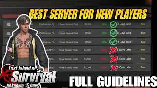 Thumbnail: HOW TO START BEST SERVER FOR NEW PLAYERS//IN LAST ISLAND OF SURVIVAL//LAST DAY RULE SURVIVAL