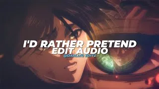 Thumbnail: I'd rather pretend - Bryant Barnes [edit audio]