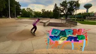 Thumbnail: episode 420: DARN WORLD SKATEBOARDS presents DANGERESQUE West Allis Skatepark sk8 music video LOL :)