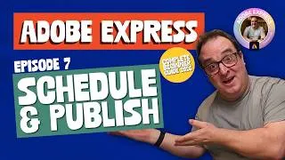 Thumbnail: Adobe Express Schedule & Publish // Tutorial for Beginners