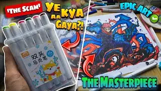 Thumbnail: I Used ₹200 SCAM Markers to Draw Itadori... 💀