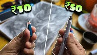 Thumbnail: ​₹10 Pencil Vs ₹50 Infinite Pencil drawing majin vegeta