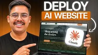 Thumbnail: Deploy Claude Code AI Website Online The Right Way (Free Domain)