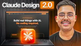 Thumbnail: Claude Design 2.0 Is Insane 🔥 | Design Websites, Apps, Slides In Minutes (Full Tutorial)