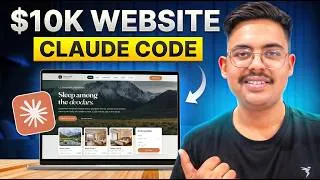 Thumbnail: I Built a $10,000 Business Website with Claude Code (0 Coding)