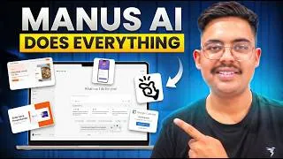 Thumbnail: Manus AI Full Tutorial 2026: Build Websites, Apps, Slides & Automate Tasks With AI