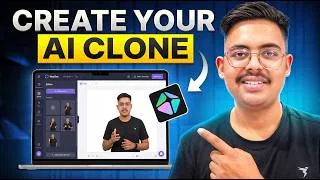 Thumbnail: Create Your AI Clone + Voice Clone | HeyGen AI Avatar Tutorial (Step by Step)