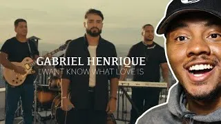 Thumbnail: Gabriel Henrique - I Want to Know What Love Is | REACTION!