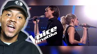 Thumbnail: AMERICAN REACTS To Albina vs  Filip - “Lovely”  |  Battles | The Voice Croatia   Season 3