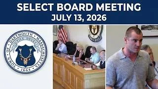 Thumbnail: Select Board Recap July 13  2026