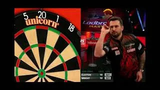 Thumbnail: THRILLIC DECIDER LEG - Jonny Clayton vs Peter Wright | Semi-Final | PDC MASTERS 2021