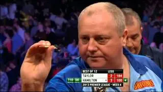 Thumbnail: 2013 Premier League Darts - Phil Taylor vs Andy Hamilton - Week 6