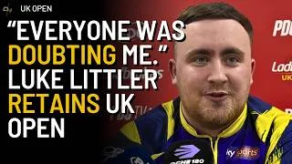 Thumbnail: "I SAID TO HIM..." | Luke Littler SHUTS DOWN Doubters and REVEALS Words to James Wade
