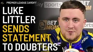 Thumbnail: "DEFINITELY A STATEMENT" | Luke Littler Fires WARNING to Doubters & Reveals Practice Room Jibes