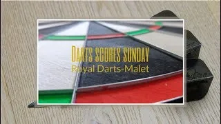 Thumbnail: Darts Scores Sunday (Royal Darts Malet, 22g)