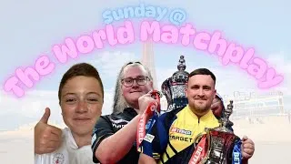 Thumbnail: Sunday @ The World Matchplay Darts | VLOG
