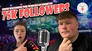 Thumbnail: From watching the Worlds at home to 75k followers! | Interview with Crutchley Darts