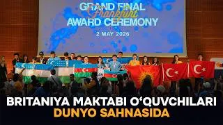 Thumbnail: Toshkent shahridagi Britaniya maktabi o‘quvchilari Frankfurtda yuqori natijalarni qayd etdi