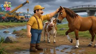Thumbnail: Old MacDonald’s Big Farm Adventure | A Heartwarming Farm Story Storm Rescue | Kids song