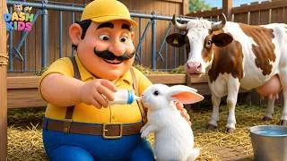 Thumbnail: Old mcdonalds had a farm | Rabbit story | Farm grow carrots | Kids story