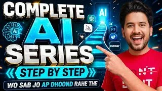 Thumbnail: 💁AI hua bilkul aasan|The Only AI Playlist You'll Ever Need in 2026🔥