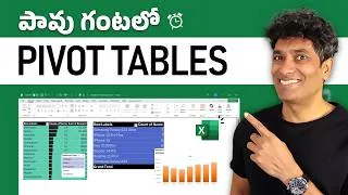 Thumbnail: Learn Excel Pivot Tables in Just 15mins 🕒