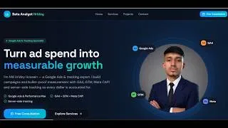Thumbnail: Business with Data-Driven Digital Marketing | Google Ads and Tracking Expert | Data Analyst Hridoy