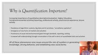 Thumbnail: Ethics of Quantification - Dr Gazi Islam