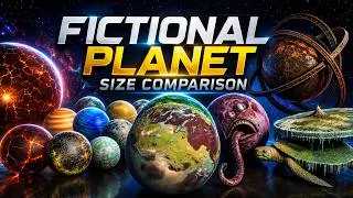 Thumbnail: size comparison : Fictional planet of games and movies |